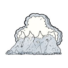 Cartoon Mountain Range N11