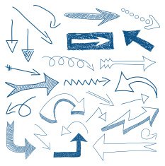 Arrow design element