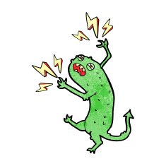 cartoon little monster N46