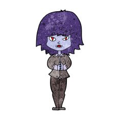 cartoon vampire woman N8