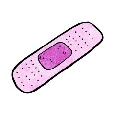 cartoon medical plaster N6