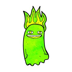 funny cartoon ghost N63