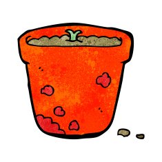 Cartoon Flower Pot N11