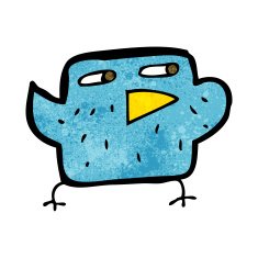 Cartoon Bird N247