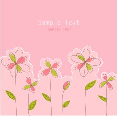 Floral Greeting Card N17