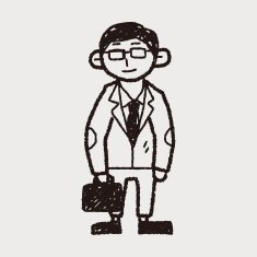 businessman doodle N13