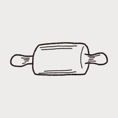 Rolling pin doodle N6