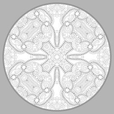 coloring book page for adults - zendala joy to older N13
