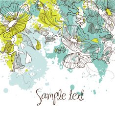 Flower doodle N377