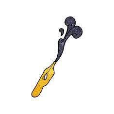 cartoon ink nib N11
