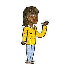 cartoon woman explaining N30