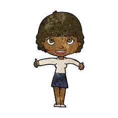 cartoon happy girl N64