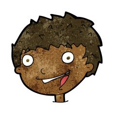 cartoon laughing boy N7