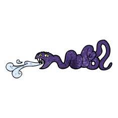 Cartoon Snake N158