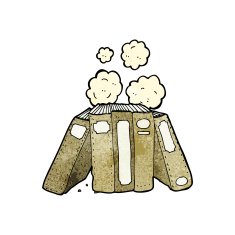 cartoon old books N11