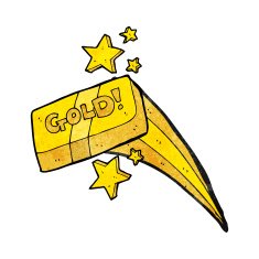 cartoon bar of gold N10