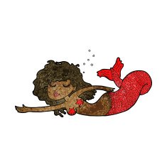 Cartoon Mermaid N44