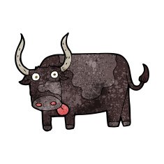 Cartoon Bull N26