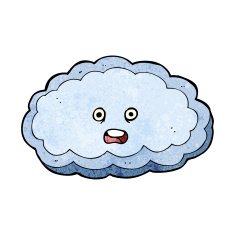 cartoon decorative cloud N23
