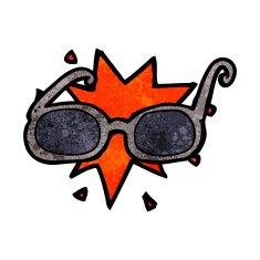 Cartoon Sunglasses N37