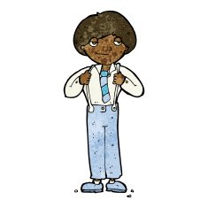 cartoon man wearing braces N7