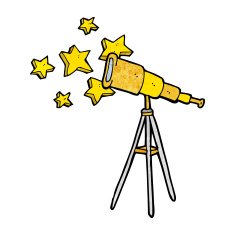 cartoon telescope N12