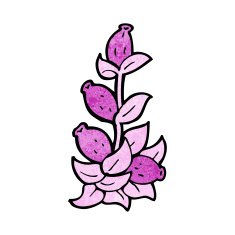 Cartoon Flowers N63