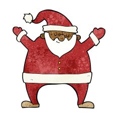Cartoon Santa Claus N264