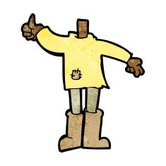 cartoon body (mix and match cartoons or add photo faces) N19