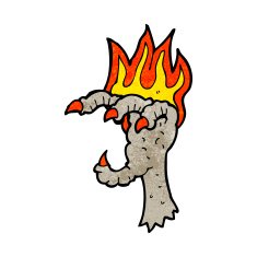 cartoon spooky claw N3