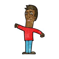 cartoon annoyed man N51