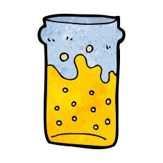 cartoon pint of beer N9