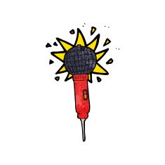 Cartoon Microphone N22