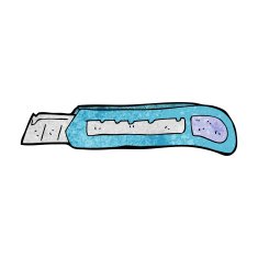 Cartoon Knife N27
