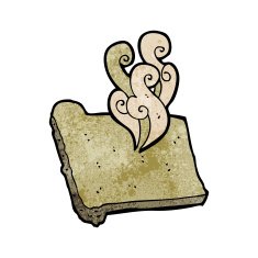 cartoon hot toast N3