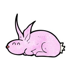 Cartoon Rabbit N105