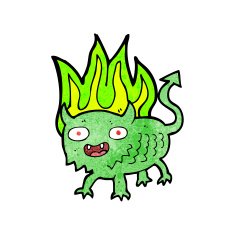 cartoon little demon N18