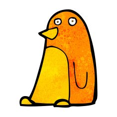 Cartoon Bird N257