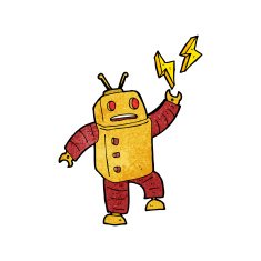 Cartoon Robot N203