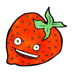 Cartoon Strawberry N47