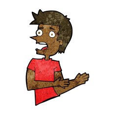 cartoon stressed man N48
