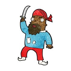 Cartoon Pirate N35