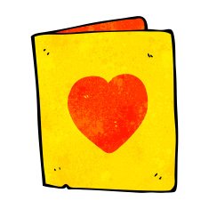 cartoon folded card N6