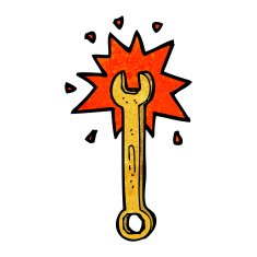 cartoon spanner N28