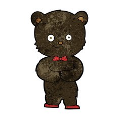 cartoon cute little bear N9