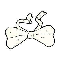 Cartoon Bow Tie N74