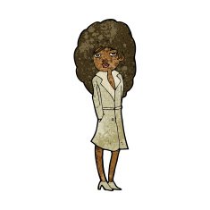 Cartoon Female Spy N25