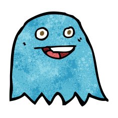 Cartoon Ghost N129