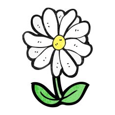 cartoon flower symbol N15