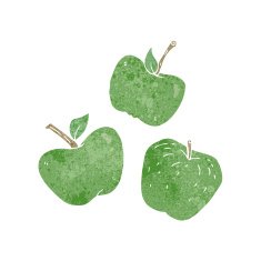 cartoon apples N8